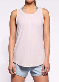 Alexo Athletica Performance Tank Top in white from front view